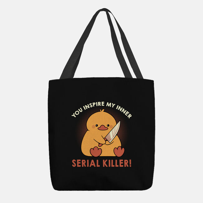 Funny Duck Serial Killer-None-Basic Tote-Bag-tobefonseca