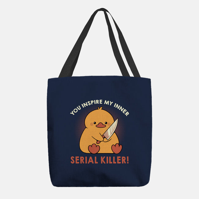 Funny Duck Serial Killer-None-Basic Tote-Bag-tobefonseca