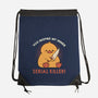 Funny Duck Serial Killer-None-Drawstring-Bag-tobefonseca