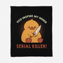 Funny Duck Serial Killer-None-Fleece-Blanket-tobefonseca