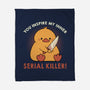 Funny Duck Serial Killer-None-Fleece-Blanket-tobefonseca