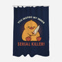 Funny Duck Serial Killer-None-Polyester-Shower Curtain-tobefonseca