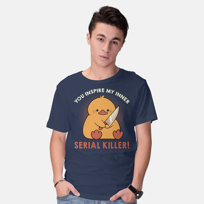 Funny Duck Serial Killer-Mens-Basic-Tee-tobefonseca