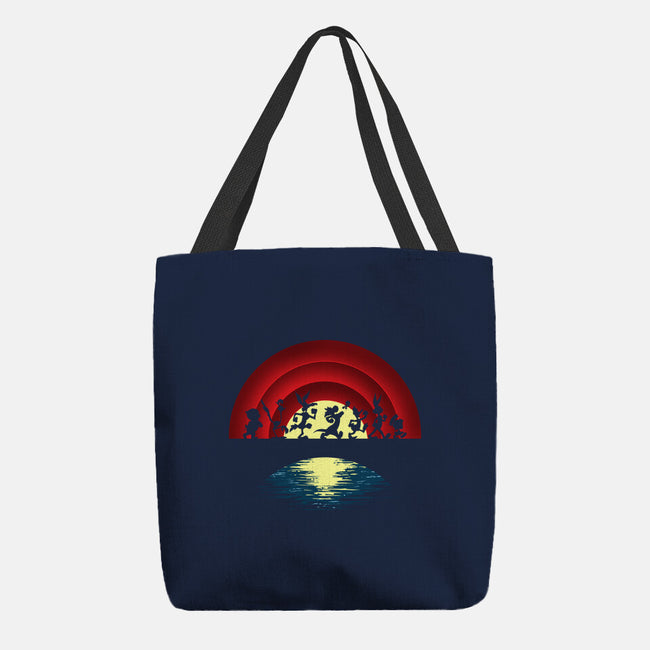 The Fellowship Of The Tunes-None-Basic Tote-Bag-zascanauta