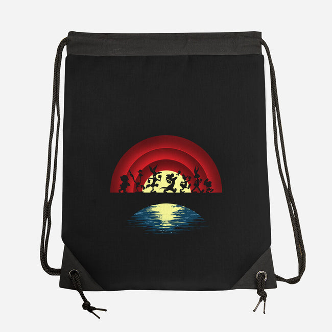 The Fellowship Of The Tunes-None-Drawstring-Bag-zascanauta