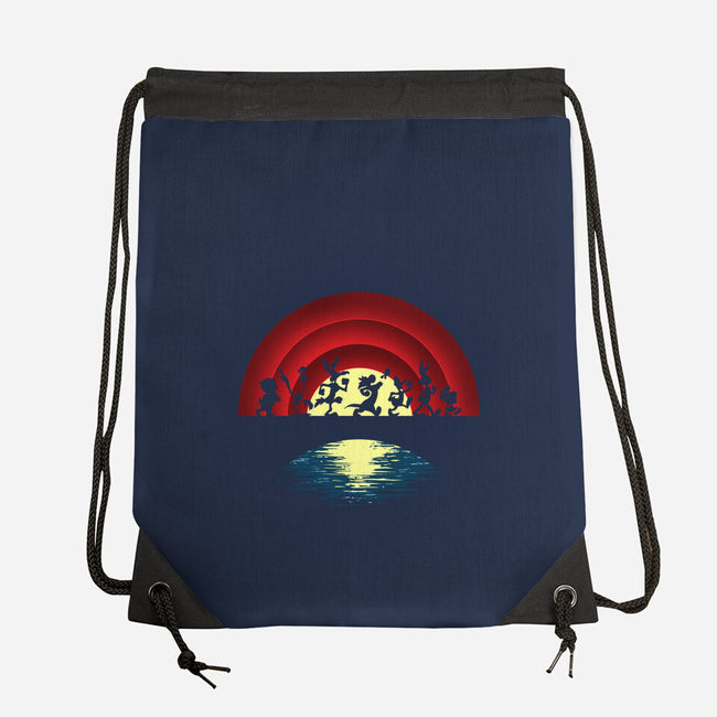 The Fellowship Of The Tunes-None-Drawstring-Bag-zascanauta