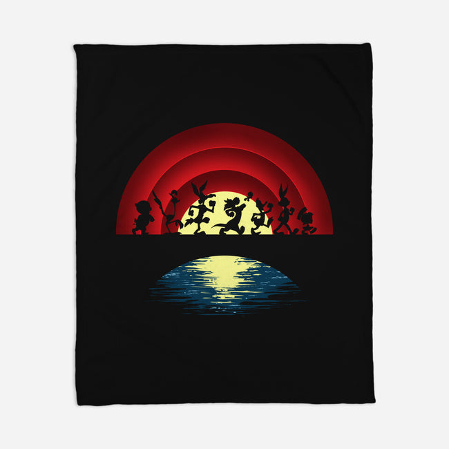The Fellowship Of The Tunes-None-Fleece-Blanket-zascanauta