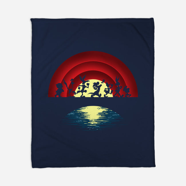 The Fellowship Of The Tunes-None-Fleece-Blanket-zascanauta