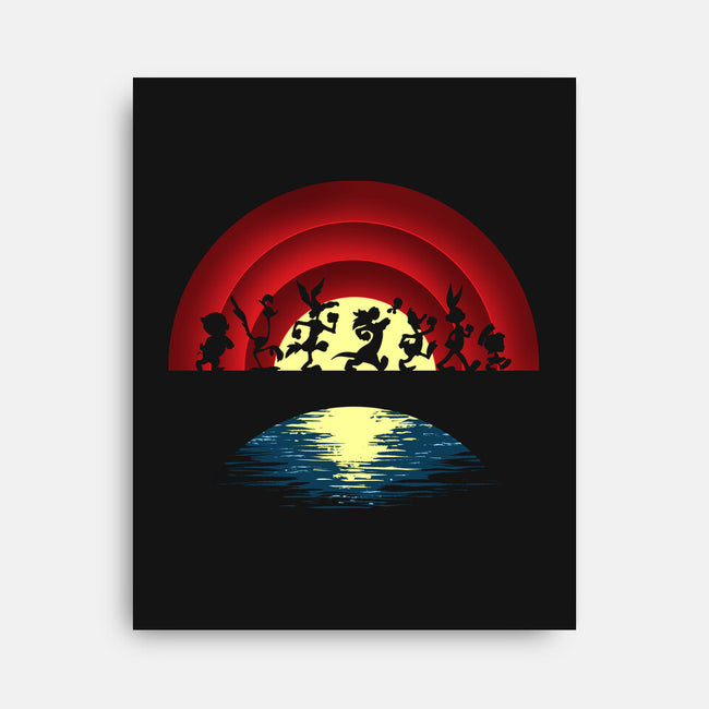 The Fellowship Of The Tunes-None-Stretched-Canvas-zascanauta