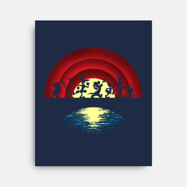 The Fellowship Of The Tunes-None-Stretched-Canvas-zascanauta