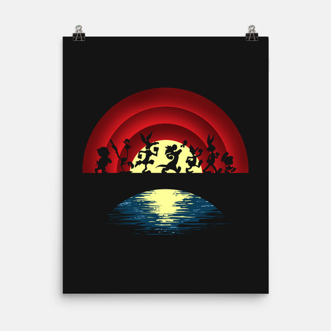 The Fellowship Of The Tunes-None-Matte-Poster-zascanauta