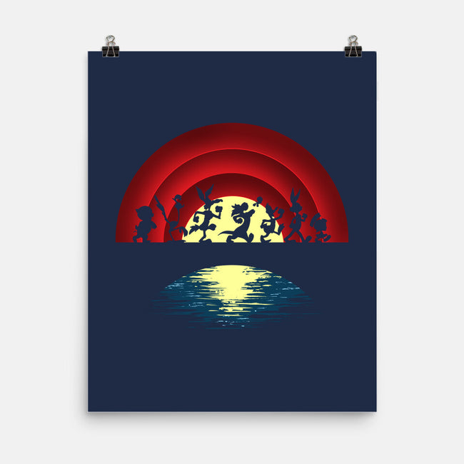 The Fellowship Of The Tunes-None-Matte-Poster-zascanauta