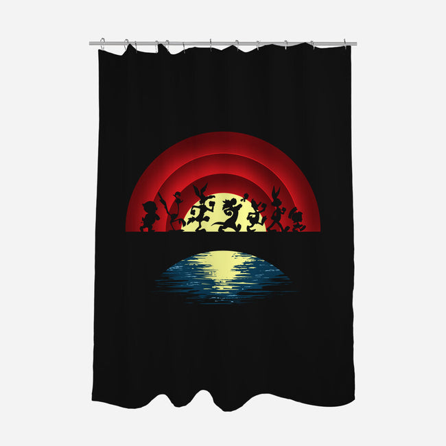 The Fellowship Of The Tunes-None-Polyester-Shower Curtain-zascanauta