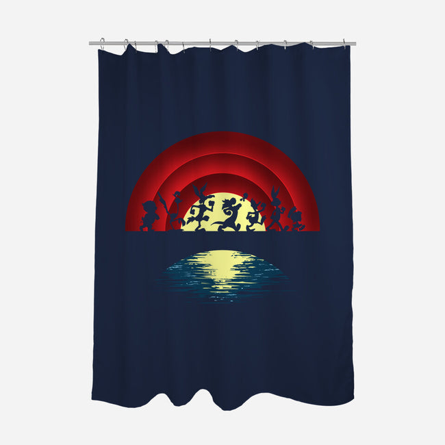 The Fellowship Of The Tunes-None-Polyester-Shower Curtain-zascanauta