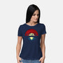 The Fellowship Of The Tunes-Womens-Basic-Tee-zascanauta
