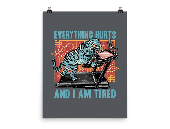 Tired Blue Tiger