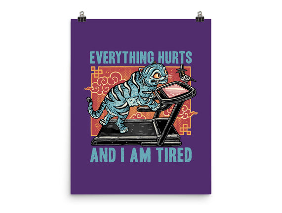 Tired Blue Tiger
