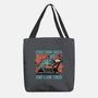 Tired Blue Tiger-None-Basic Tote-Bag-glitchygorilla