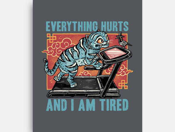 Tired Blue Tiger