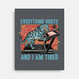 Tired Blue Tiger-None-Stretched-Canvas-glitchygorilla