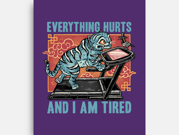 Tired Blue Tiger