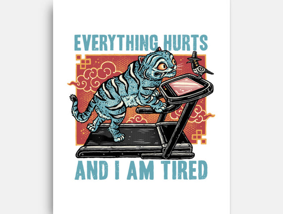 Tired Blue Tiger