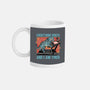 Tired Blue Tiger-None-Mug-Drinkware-glitchygorilla