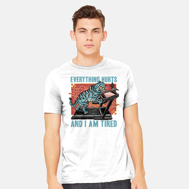 Tired Blue Tiger-Mens-Heavyweight-Tee-glitchygorilla