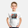 Tired Blue Tiger-Youth-Basic-Tee-glitchygorilla