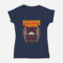 The Emperor’s Sky Reaper-Womens-V-Neck-Tee-Astrobot Invention