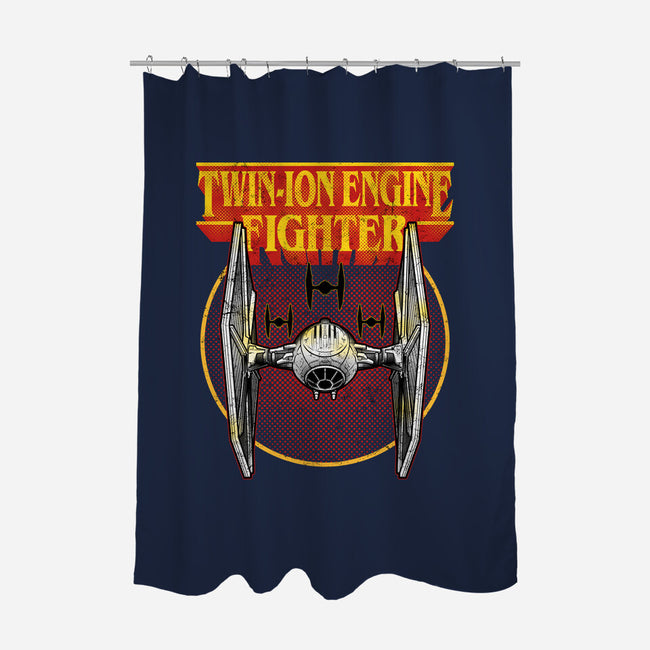 The Emperor’s Sky Reaper-None-Polyester-Shower Curtain-Astrobot Invention