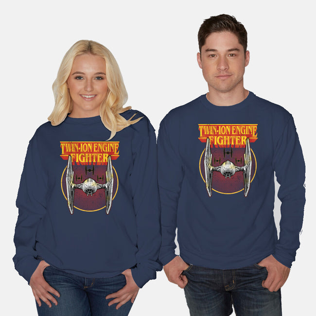 The Emperor’s Sky Reaper-Unisex-Crew Neck-Sweatshirt-Astrobot Invention