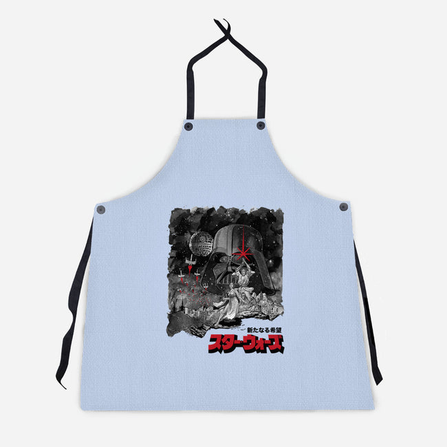 A New Hope Sumi-E-Unisex-Kitchen-Apron-DrMonekers