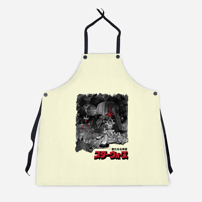 A New Hope Sumi-E-Unisex-Kitchen-Apron-DrMonekers
