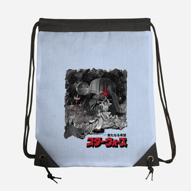 A New Hope Sumi-E-None-Drawstring-Bag-DrMonekers