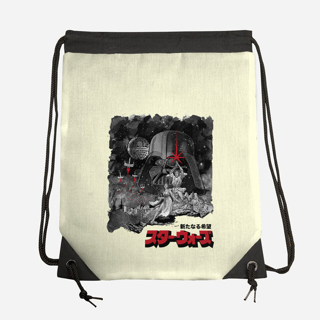 A New Hope Sumi-E-None-Drawstring-Bag-DrMonekers