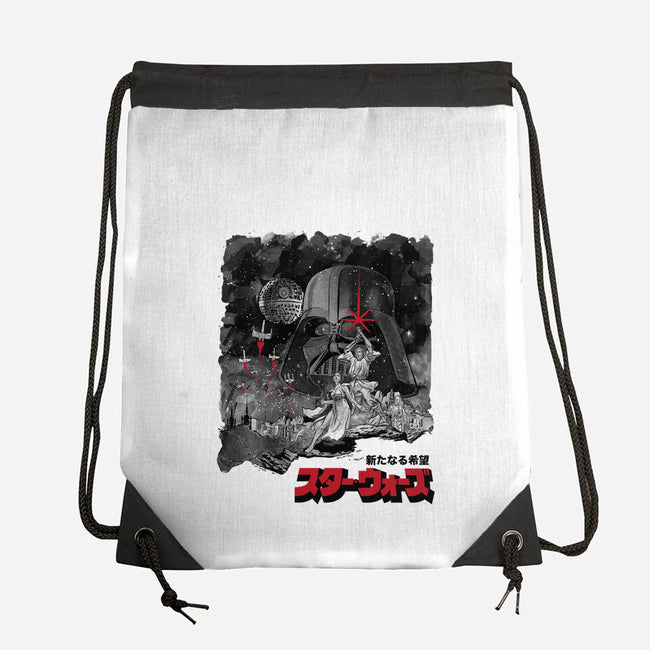A New Hope Sumi-E-None-Drawstring-Bag-DrMonekers