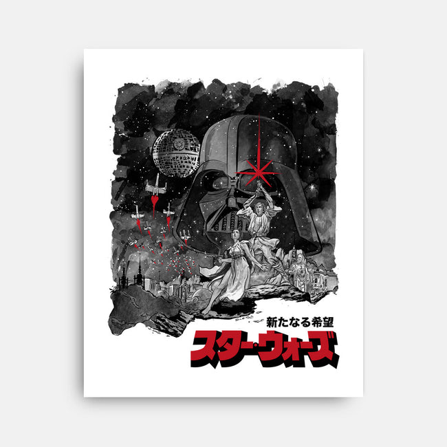 A New Hope Sumi-E-None-Stretched-Canvas-DrMonekers