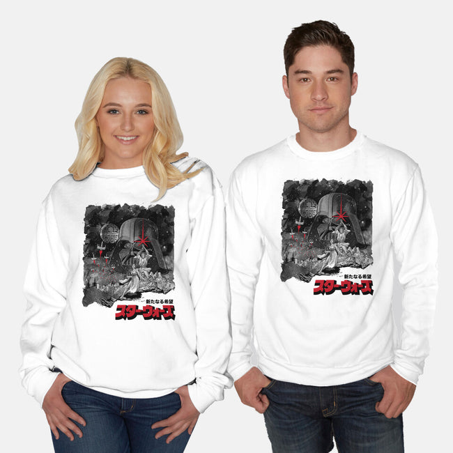 A New Hope Sumi-E-Unisex-Crew Neck-Sweatshirt-DrMonekers