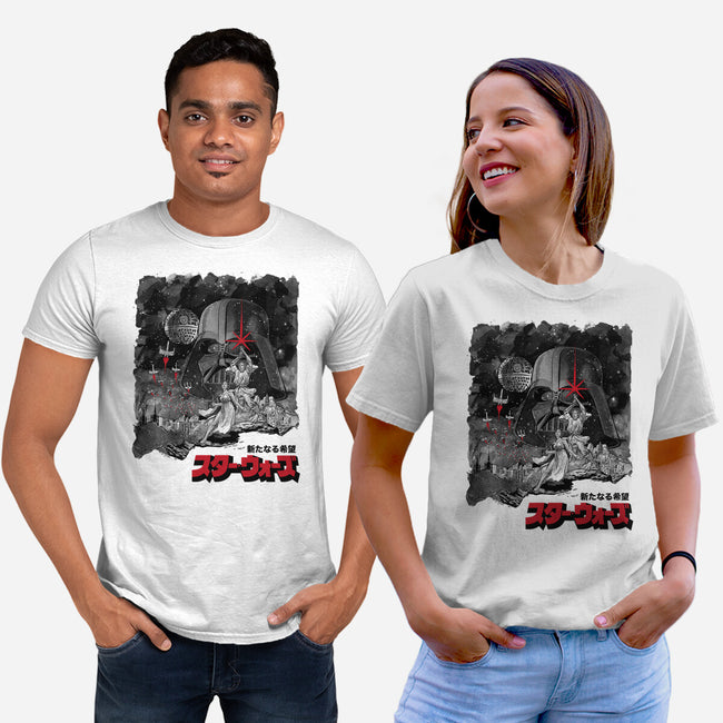 A New Hope Sumi-E-Unisex-Basic-Tee-DrMonekers