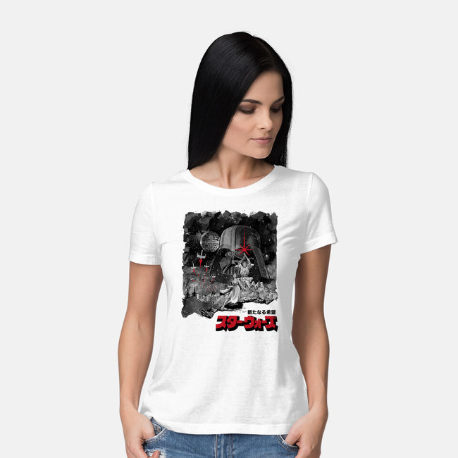 A New Hope Sumi-E-Womens-Basic-Tee-DrMonekers