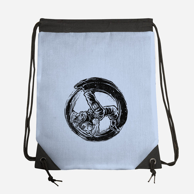 Somersault Circle-None-Drawstring-Bag-glitchygorilla