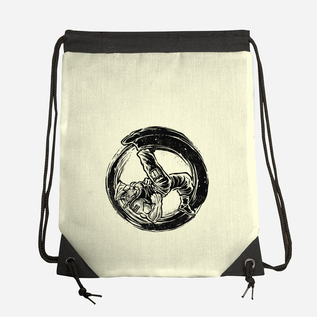 Somersault Circle-None-Drawstring-Bag-glitchygorilla
