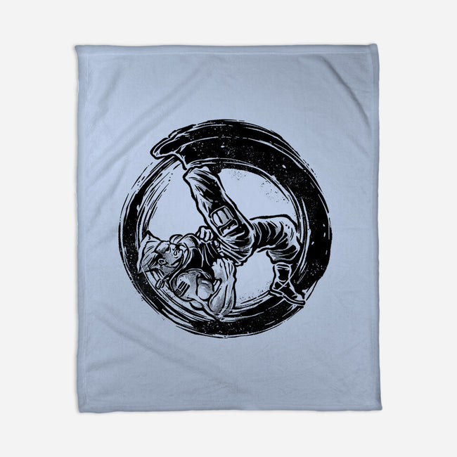 Somersault Circle-None-Fleece-Blanket-glitchygorilla