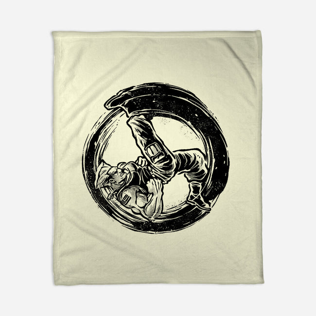 Somersault Circle-None-Fleece-Blanket-glitchygorilla