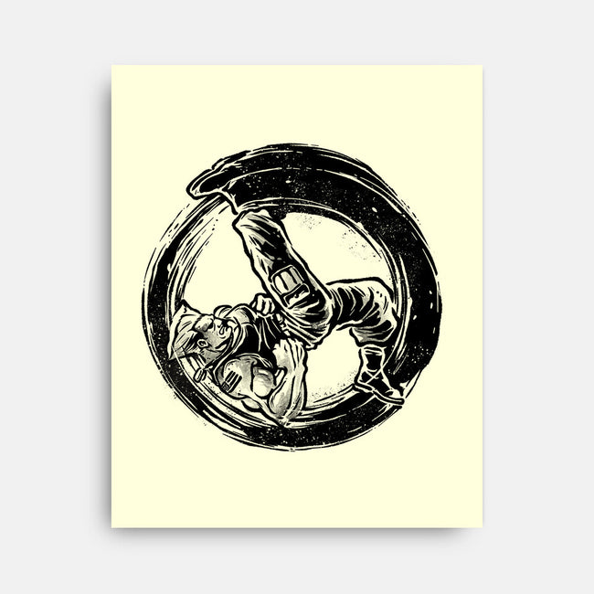 Somersault Circle-None-Stretched-Canvas-glitchygorilla