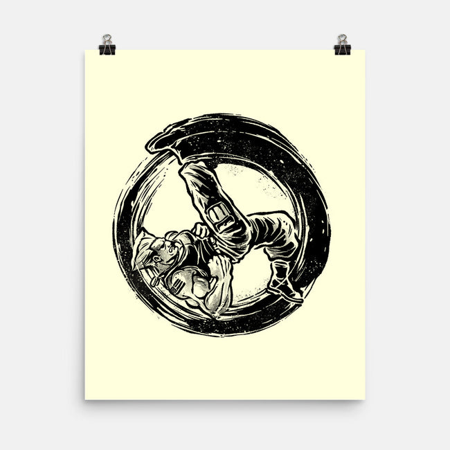 Somersault Circle-None-Matte-Poster-glitchygorilla