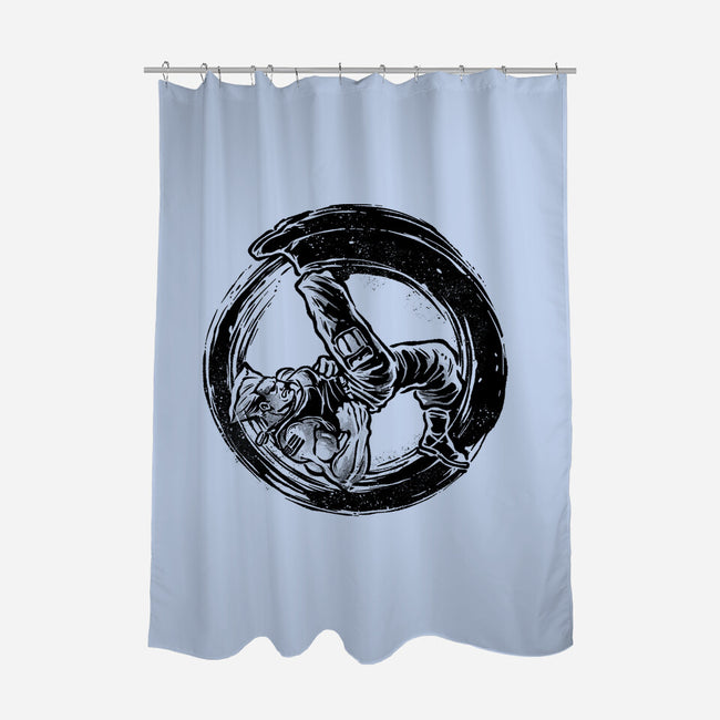 Somersault Circle-None-Polyester-Shower Curtain-glitchygorilla