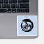 Somersault Circle-None-Glossy-Sticker-glitchygorilla