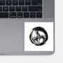 Somersault Circle-None-Glossy-Sticker-glitchygorilla